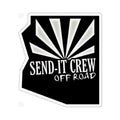 Die-Cut Sticker — Send-It Crew Off Road Logo (Off-Roading, ATV/Jeep Decal)