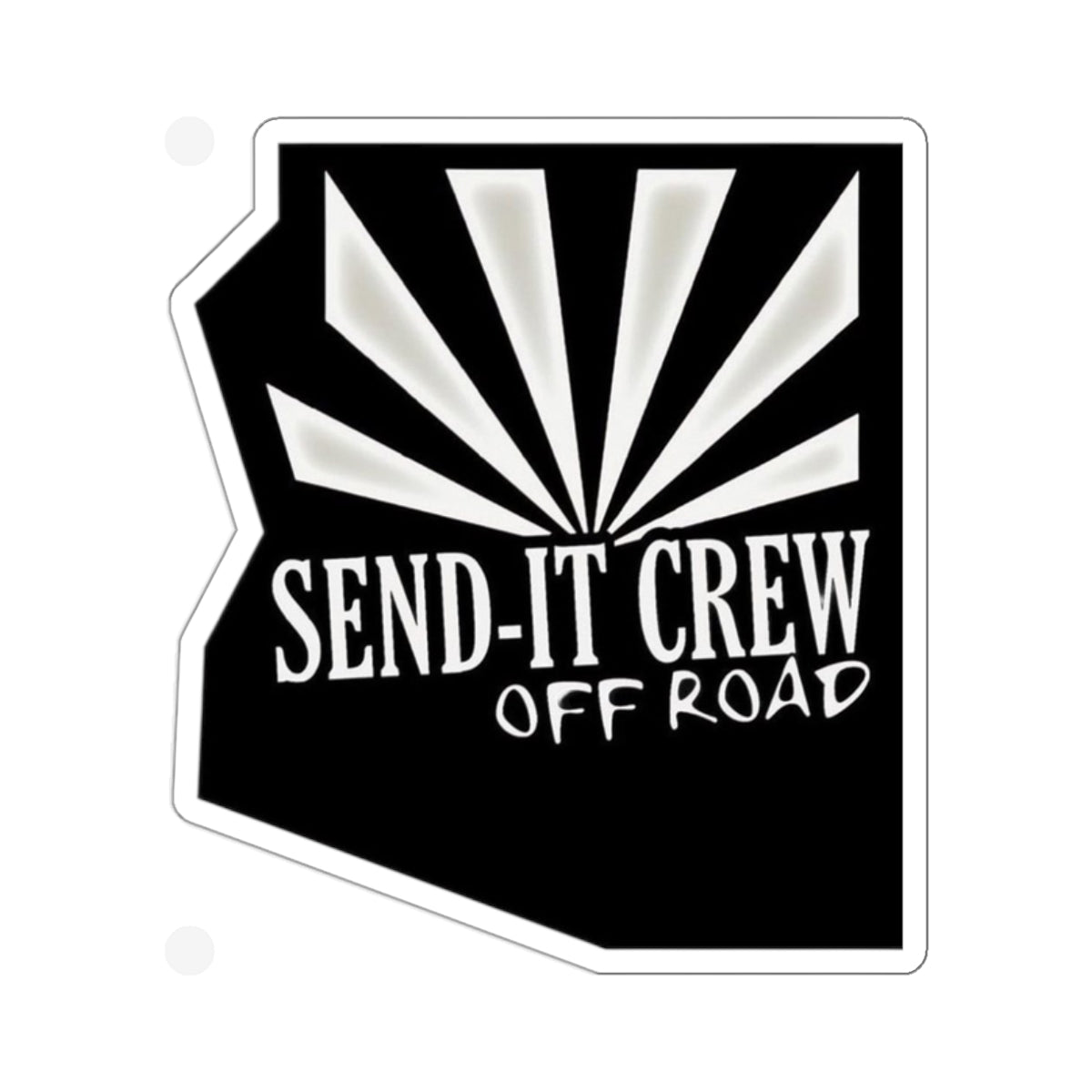Die-Cut Sticker — Send-It Crew Off Road Logo (Off-Roading, ATV/Jeep Decal)
