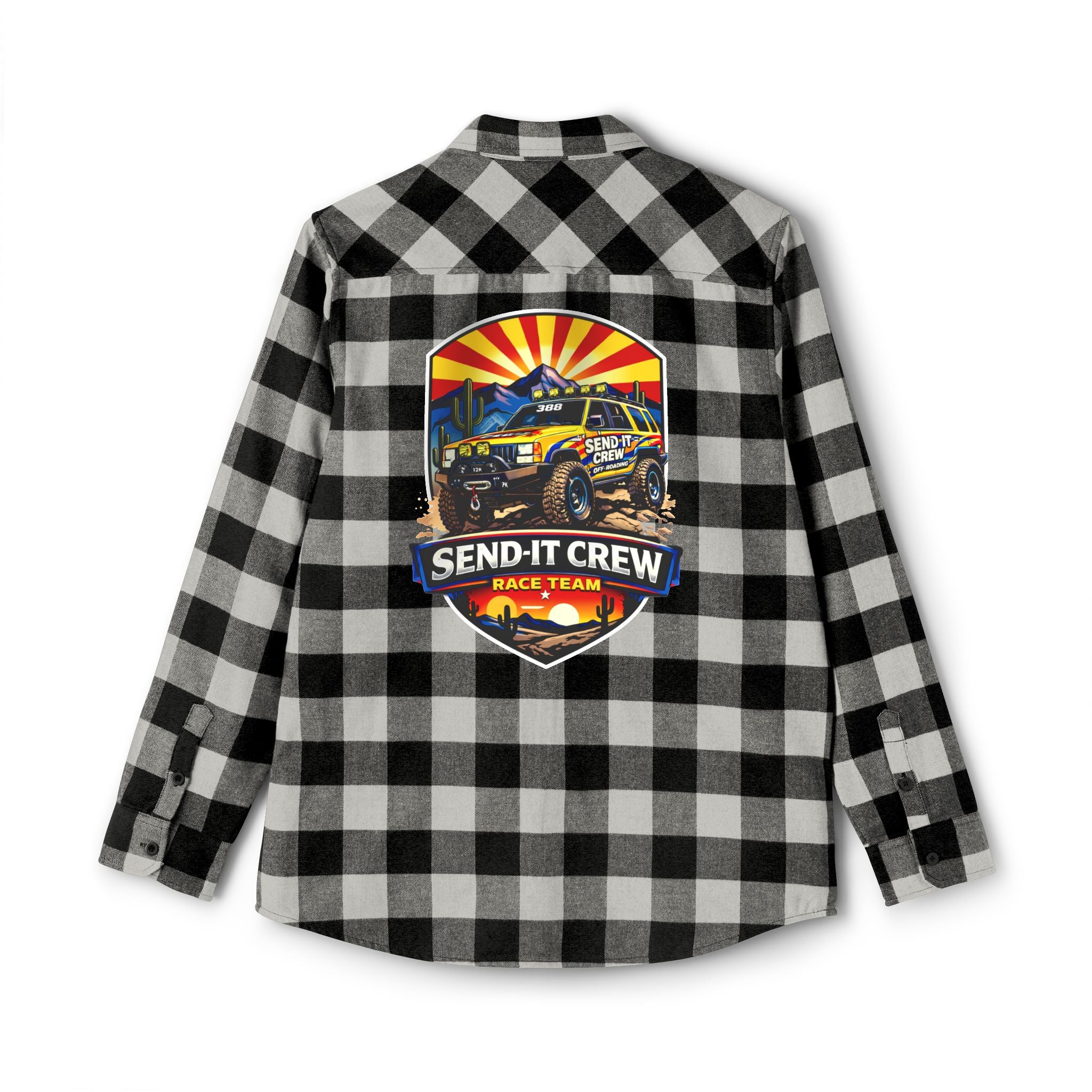 Olive & Black Buffalo Plaid Flannel Shirt
