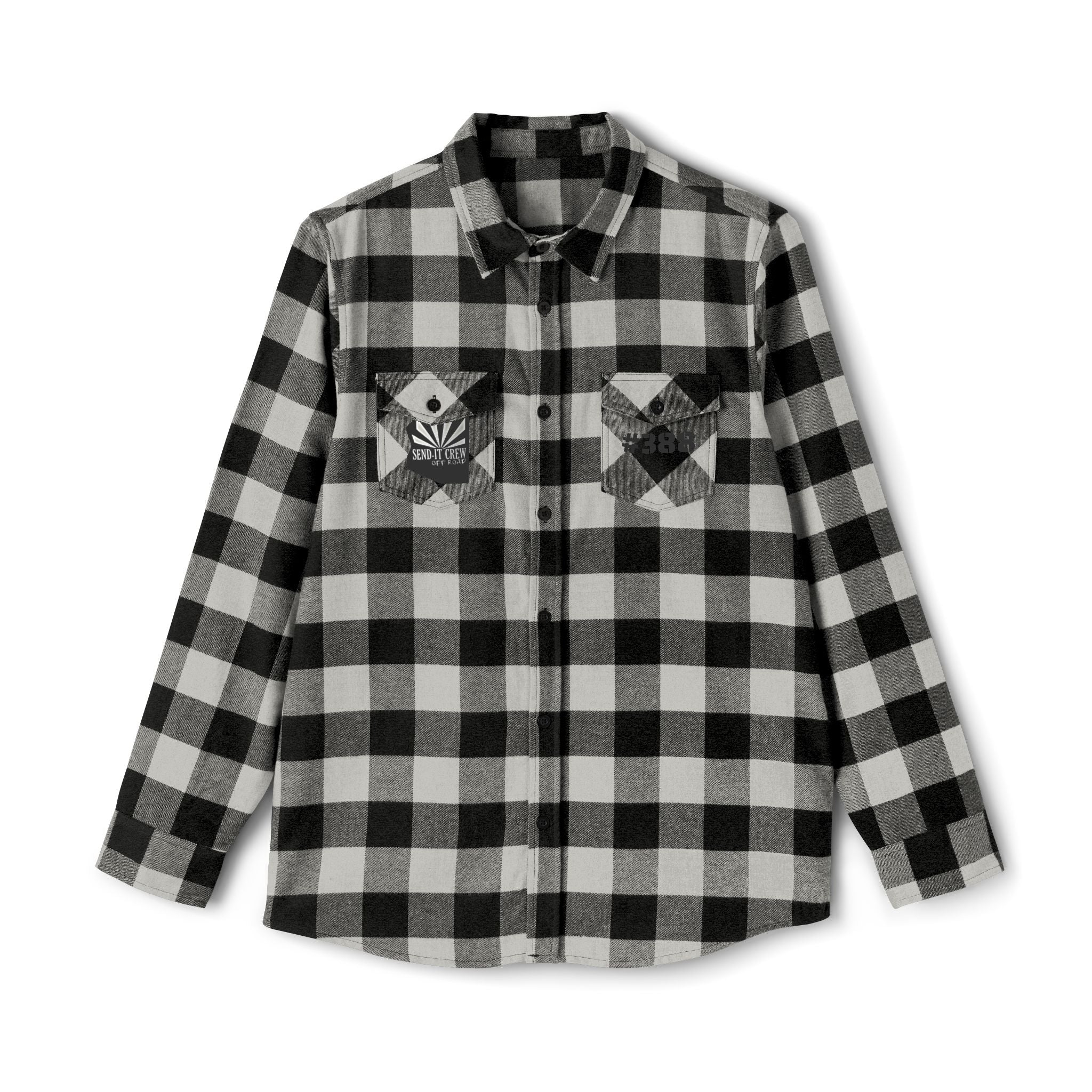 Olive & Black Buffalo Plaid Flannel Shirt