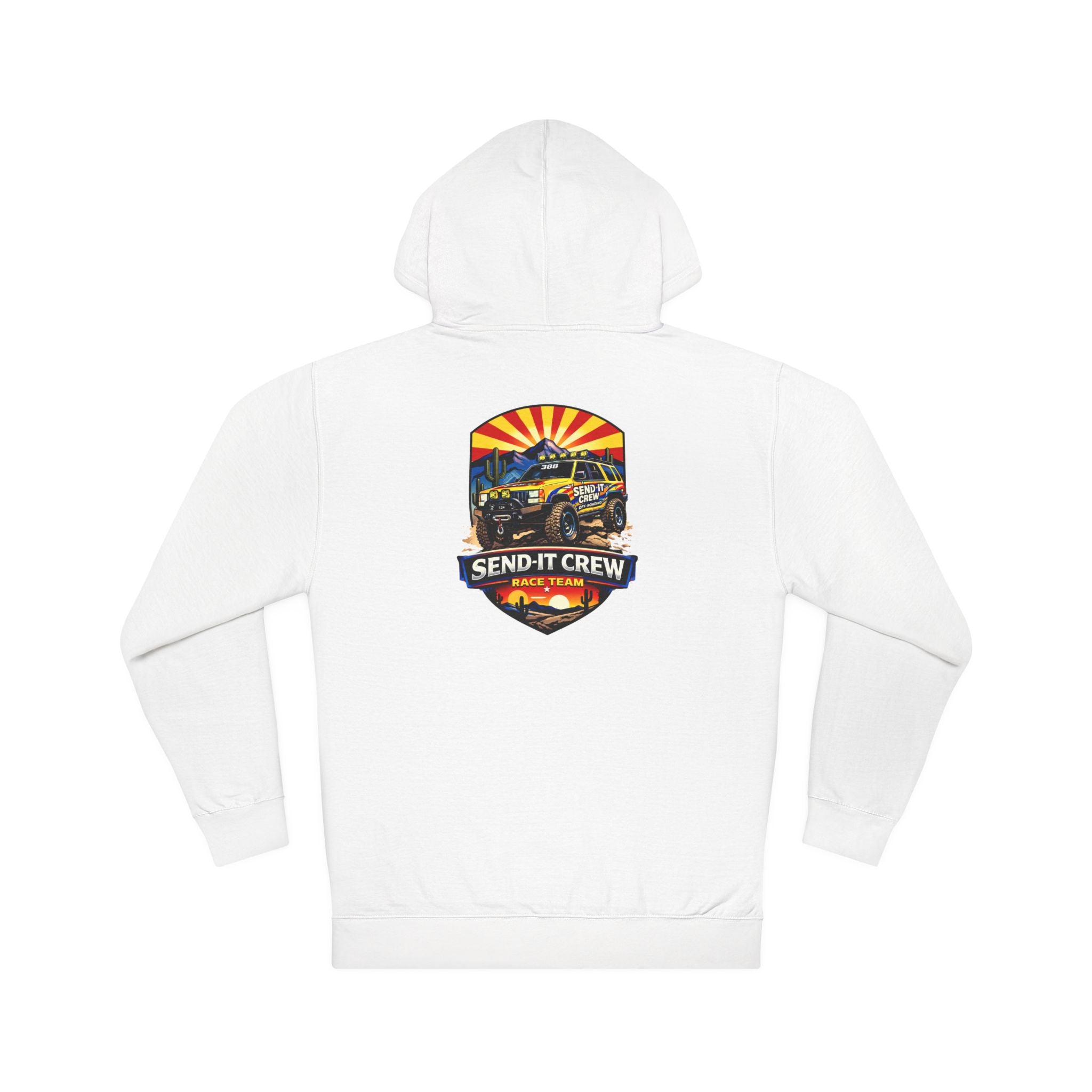 Send It Crew Off‑Road Hoodie — Vintage Truck Graphic Pullover