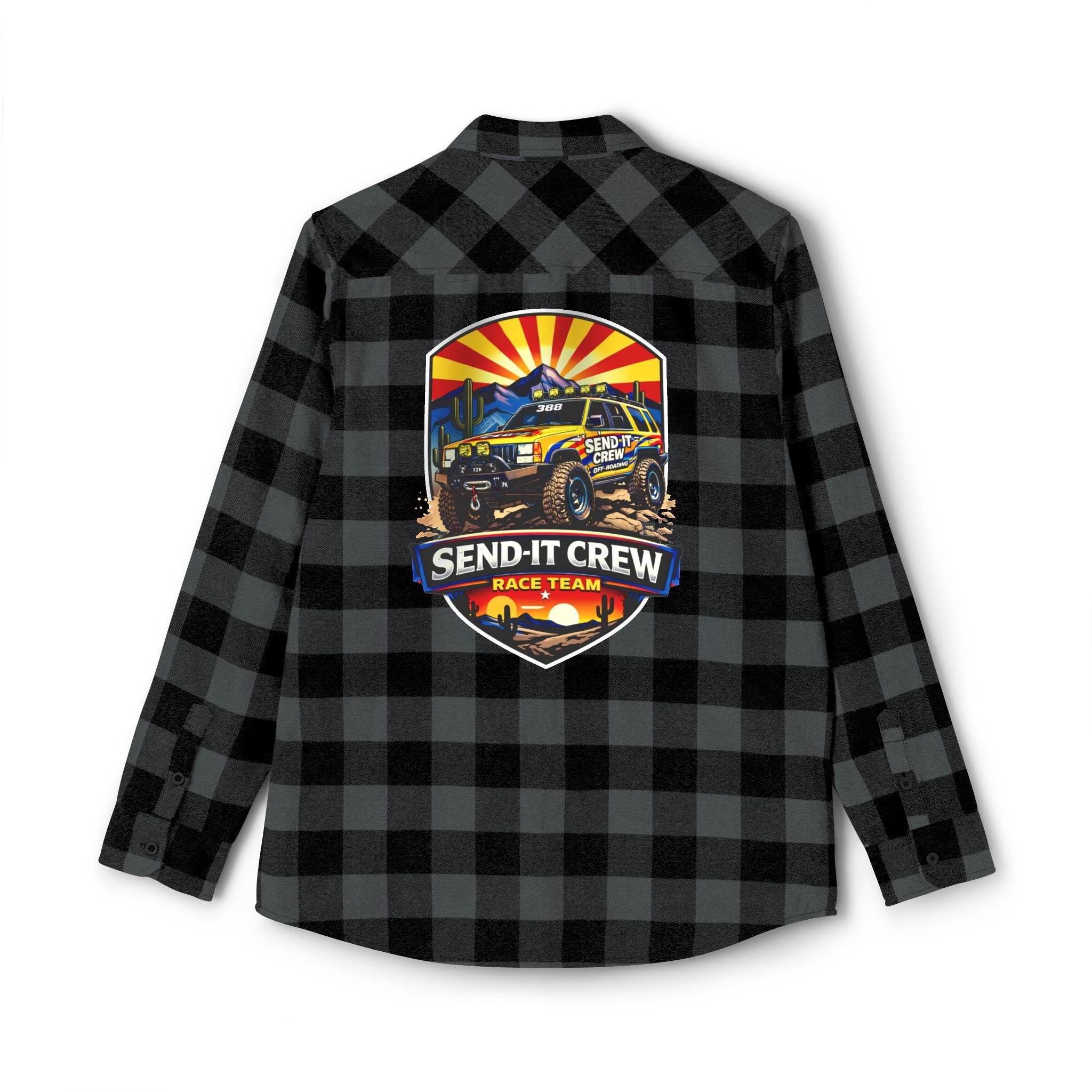 Olive & Black Buffalo Plaid Flannel Shirt