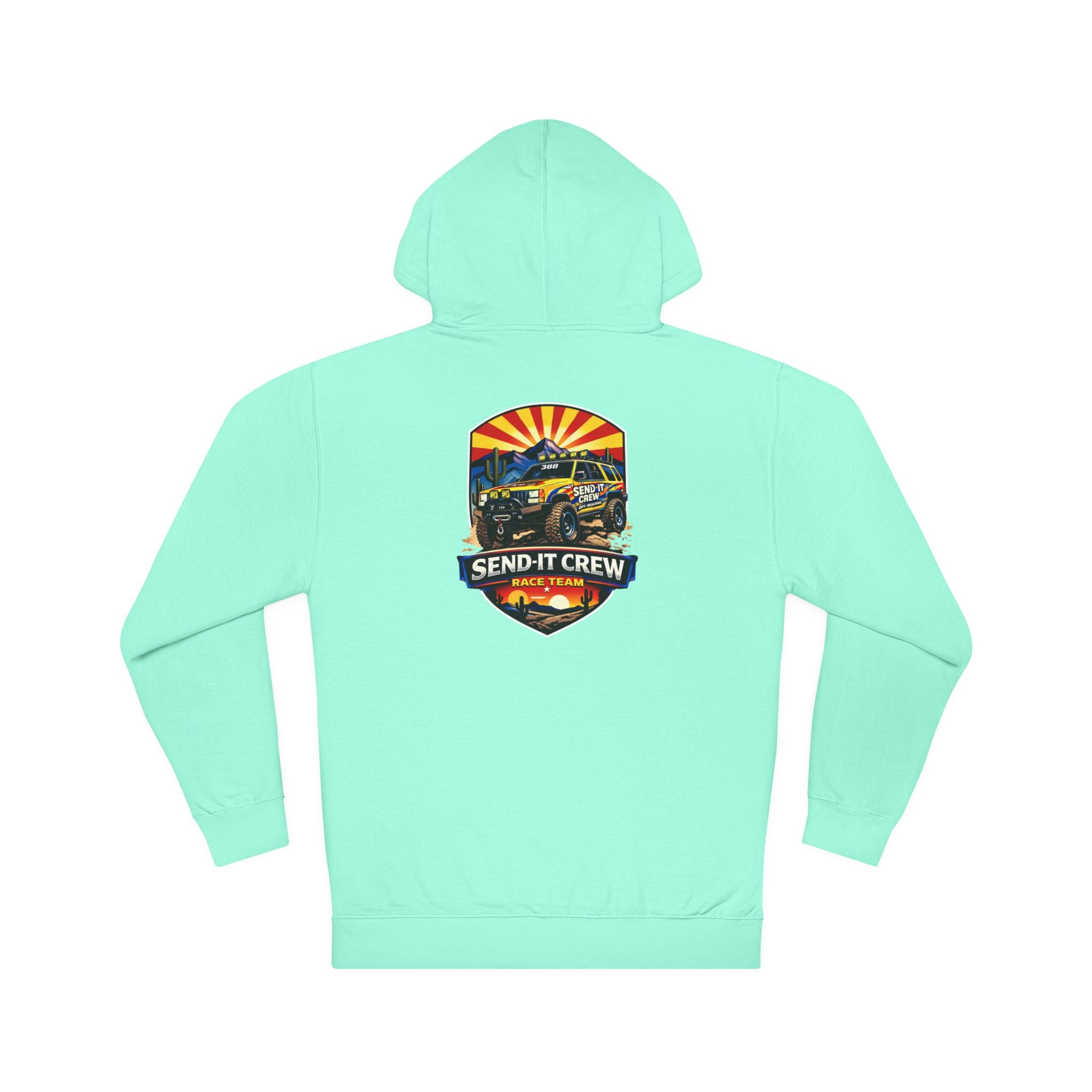 Send It Crew Off‑Road Hoodie — Vintage Truck Graphic Pullover