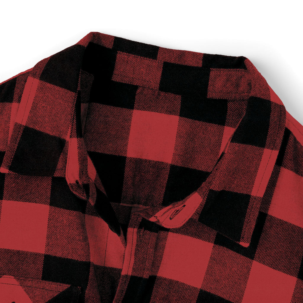 Olive & Black Buffalo Plaid Flannel Shirt