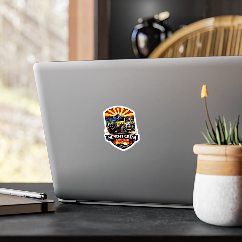 Send-It Crew Off-Road Decal Sticker — Race Team Kiss-Cut Vinyl