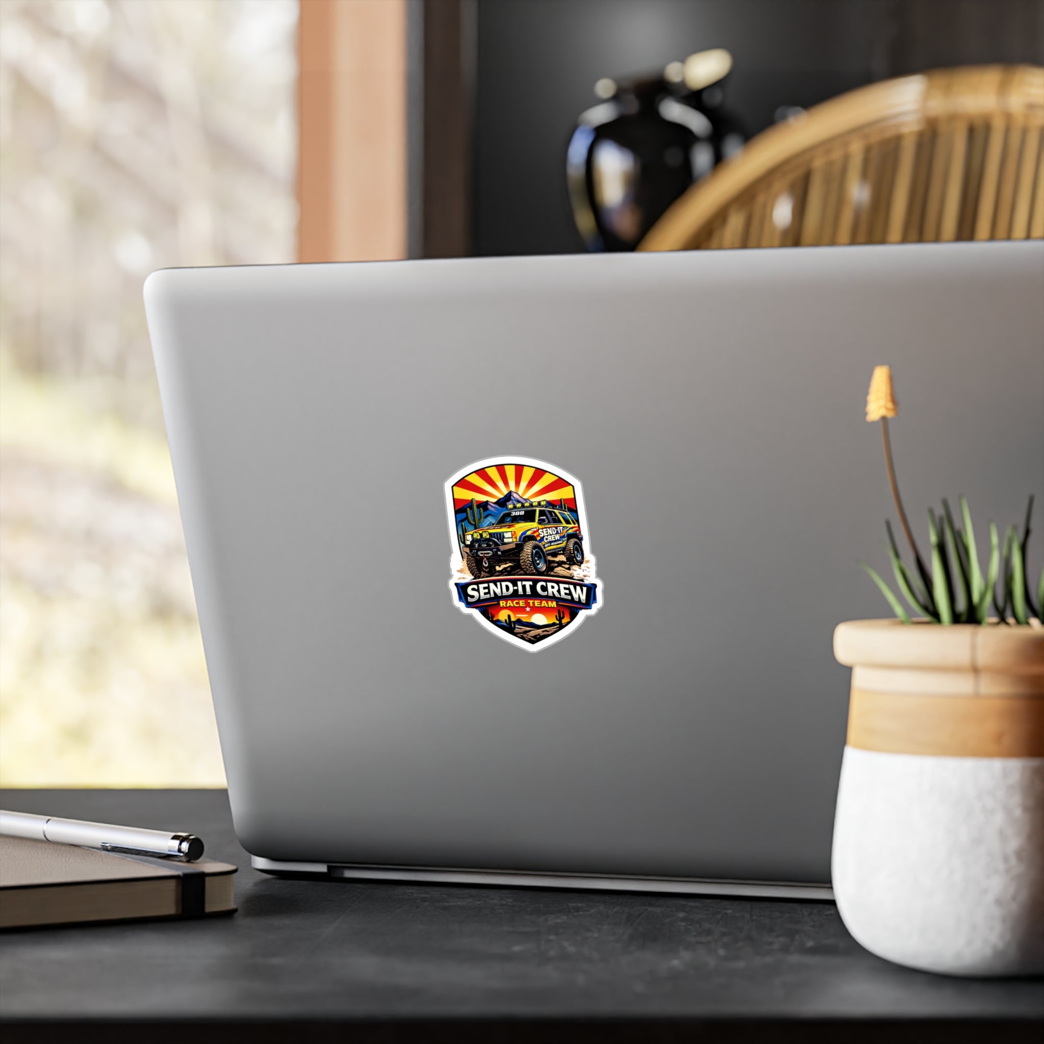 Send-It Crew Off-Road Decal Sticker — Race Team Kiss-Cut Vinyl