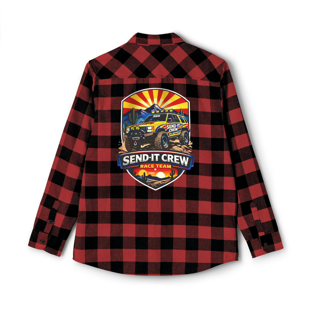 Olive & Black Buffalo Plaid Flannel Shirt