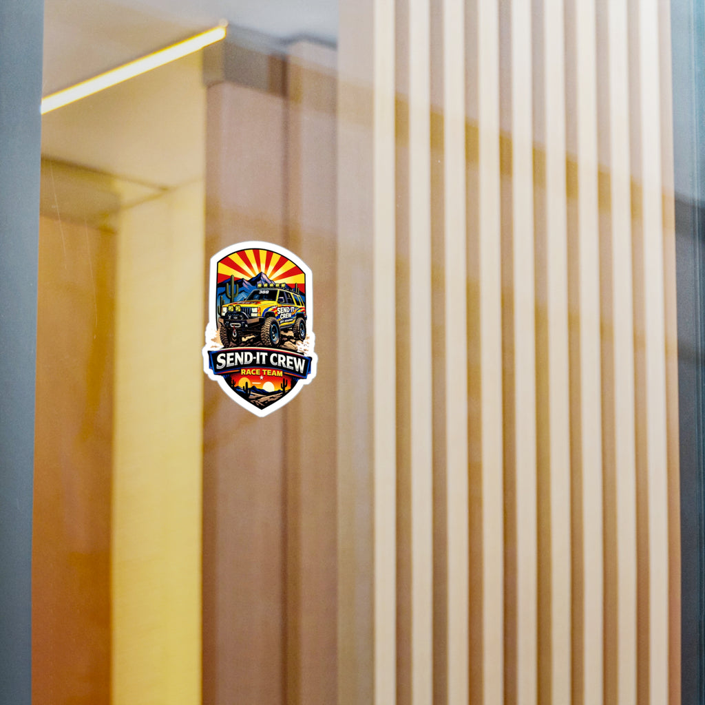 Send-It Crew Off-Road Decal Sticker — Race Team Kiss-Cut Vinyl