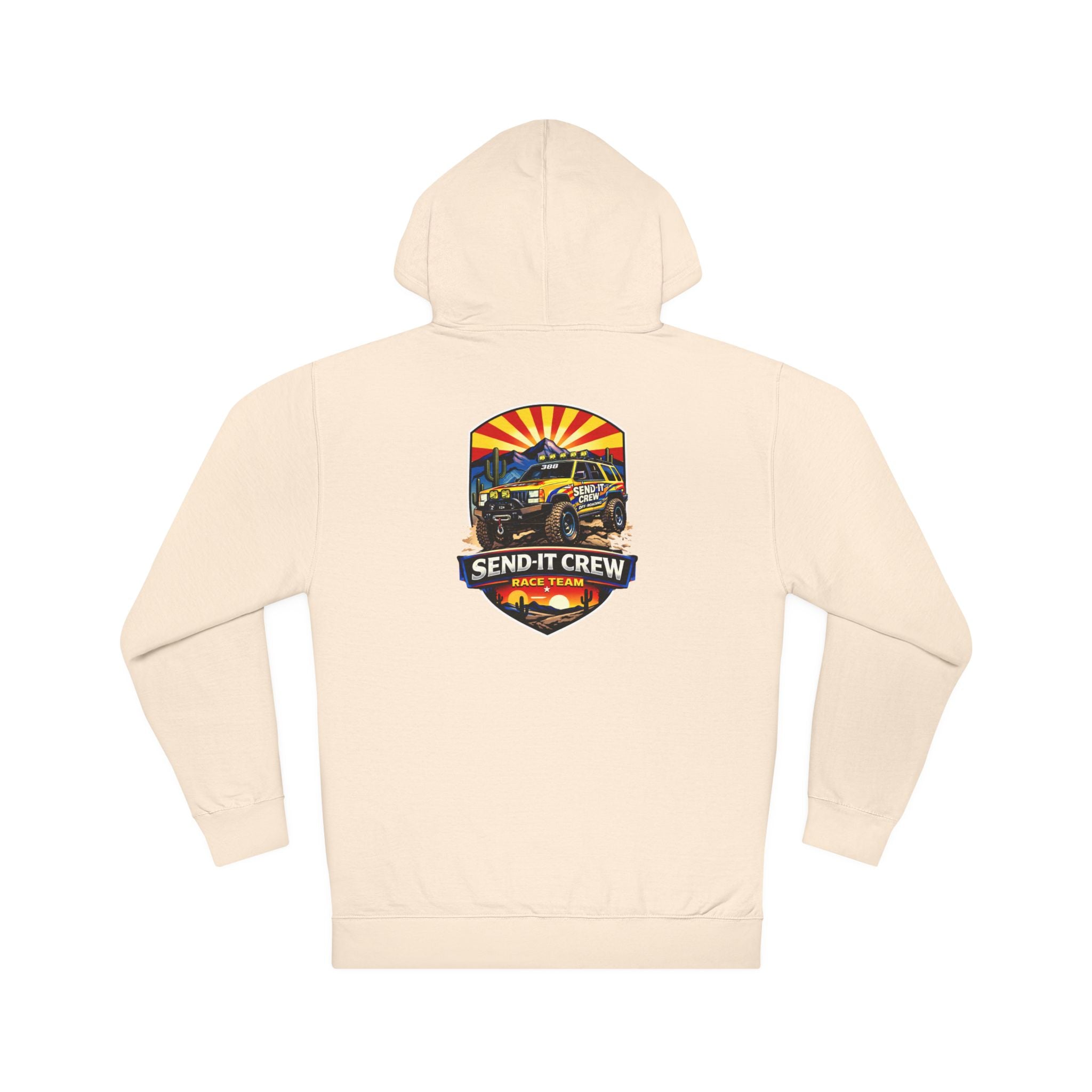 Send It Crew Off‑Road Hoodie — Vintage Truck Graphic Pullover