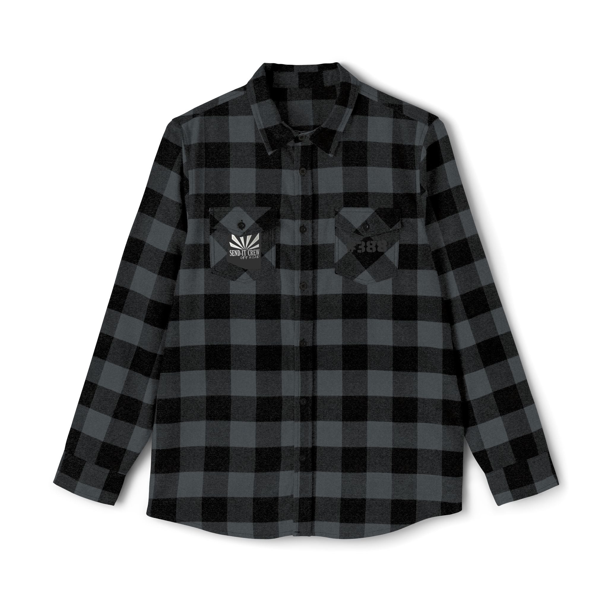 Olive & Black Buffalo Plaid Flannel Shirt