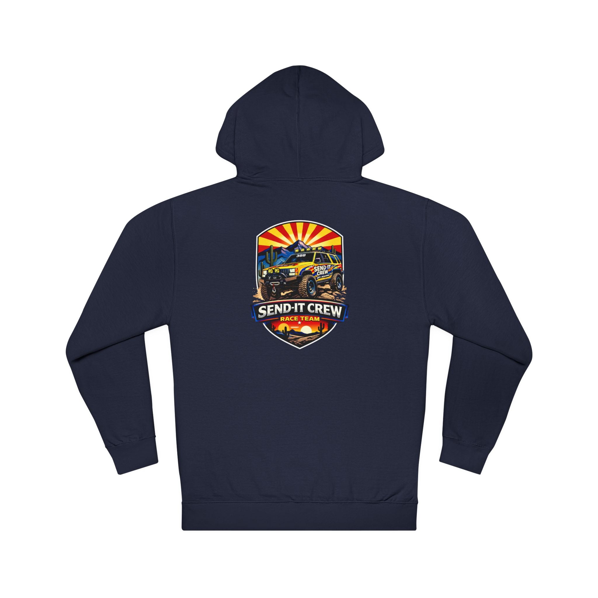 Send It Crew Off‑Road Hoodie — Vintage Truck Graphic Pullover