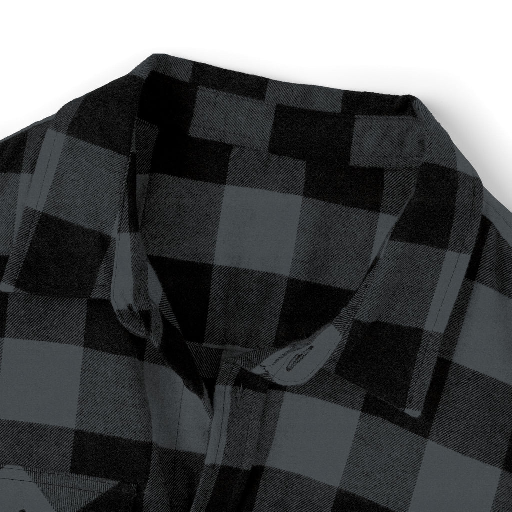 Olive & Black Buffalo Plaid Flannel Shirt