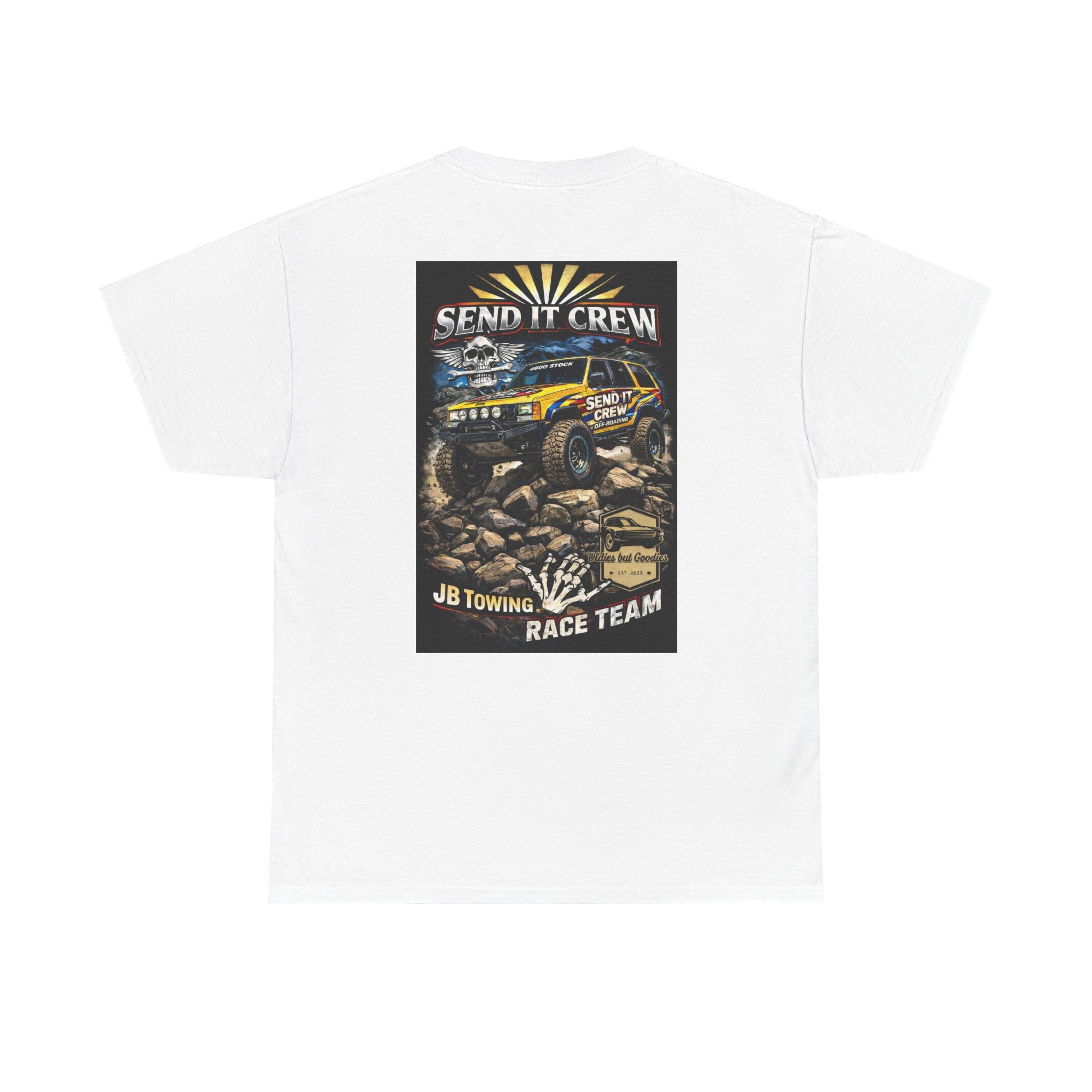 Send It Crew Off‑Road Tee — JB Towing Race Team Graphic Shirt